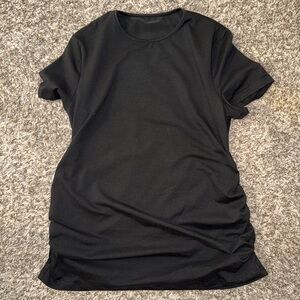 SHEIN maternity Black Short Sleeve Crewneck Top